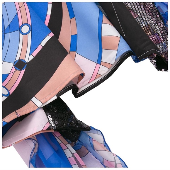 ❤️ The Levie Silk Colorful Oversized Flowing Top - Picture 8 of 8